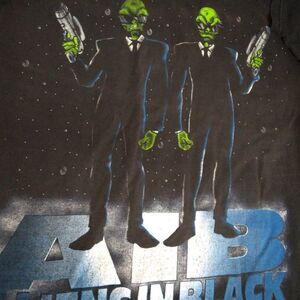 Vintage Aliens In Black Men In Black Parody T-Shirt